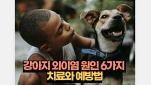 강아지 외이염 원인 6가지  치료와 예방법