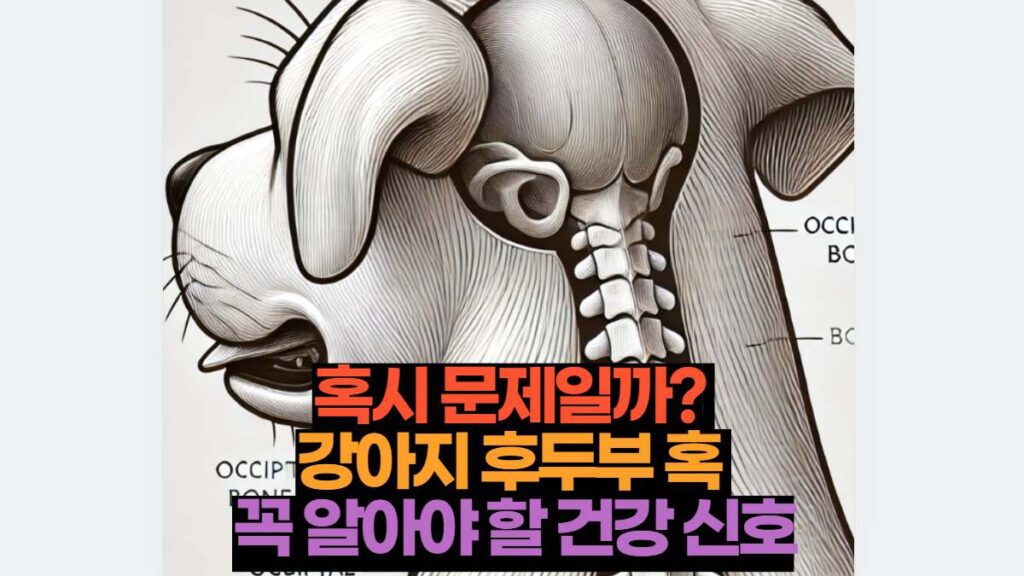 혹시 문제일까?  강아지 후두부 혹  꼭 알아야 할 건강 신호