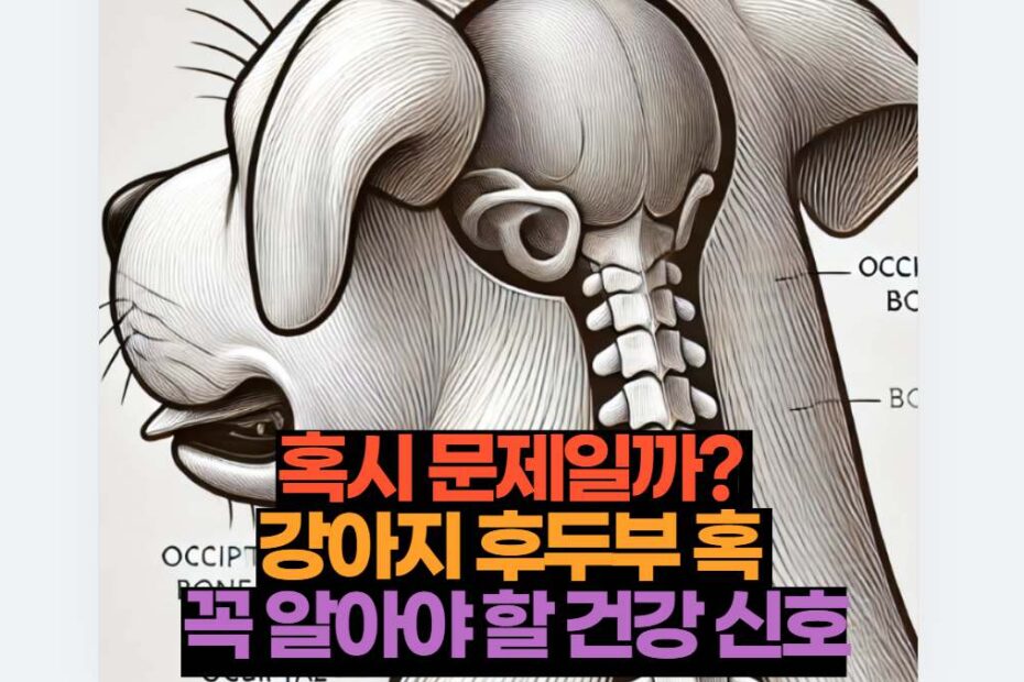 혹시 문제일까?  강아지 후두부 혹  꼭 알아야 할 건강 신호